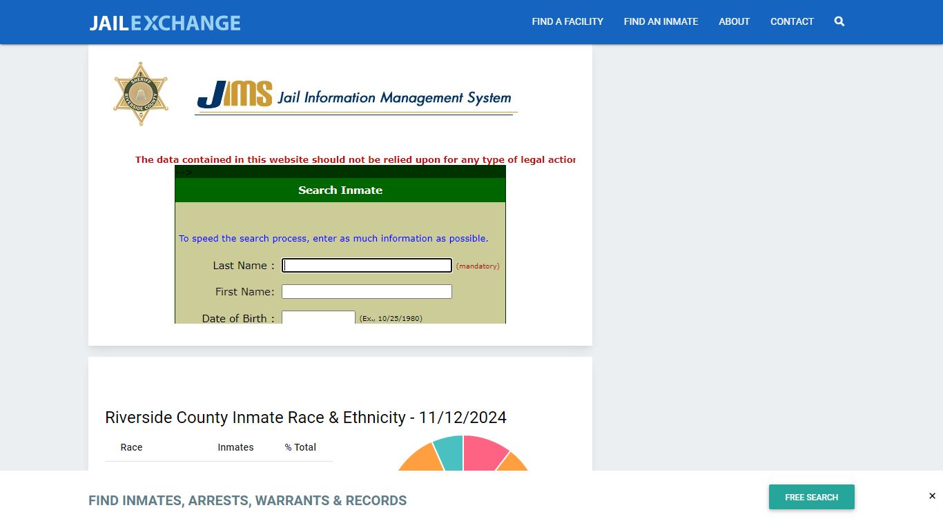 Indio Jail - Riverside County, CA Inmate Search: Roster & Mugshots